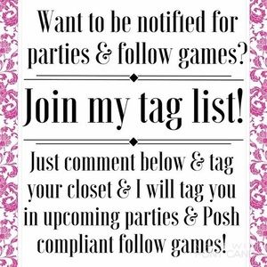 JOIN MY TAG LIST!